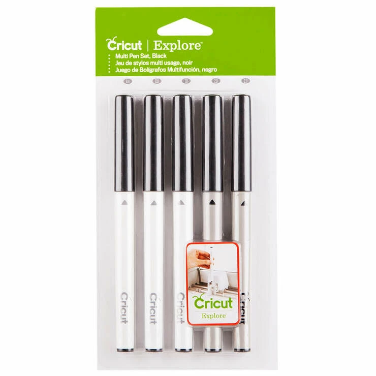 Cricut Multi Pen Set, Black (5 Ct.) 3 Cricut Multi Pen Set, Black (5 Ct.) - Image 2