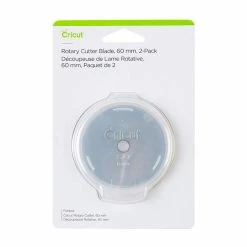 Cricut 60 Mm Rotary Blade Refill, 2 Replacement Blades