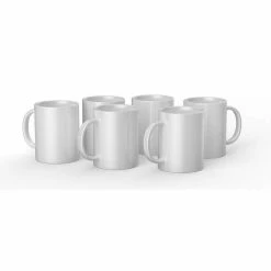Cricut Ceramic Mug Blank, White - 15 Oz/425 Ml (6 Ct)