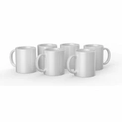 Cricut Ceramic Mug Blank, White - 12 Oz/340 Ml (6 Ct)