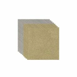 Cricut Glitter Iron-On Bundle, Gold & Silver