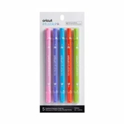 Cricut Infusible Ink™ Freehand Markers, Dual-Tip, Tropical (5 Ct)