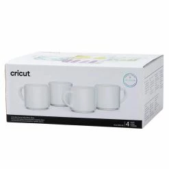 Cricut Stackable Ceramic Mug Blank, White - 10 Oz/300 Ml (4 Ct) -cricut shop unnamed file 882