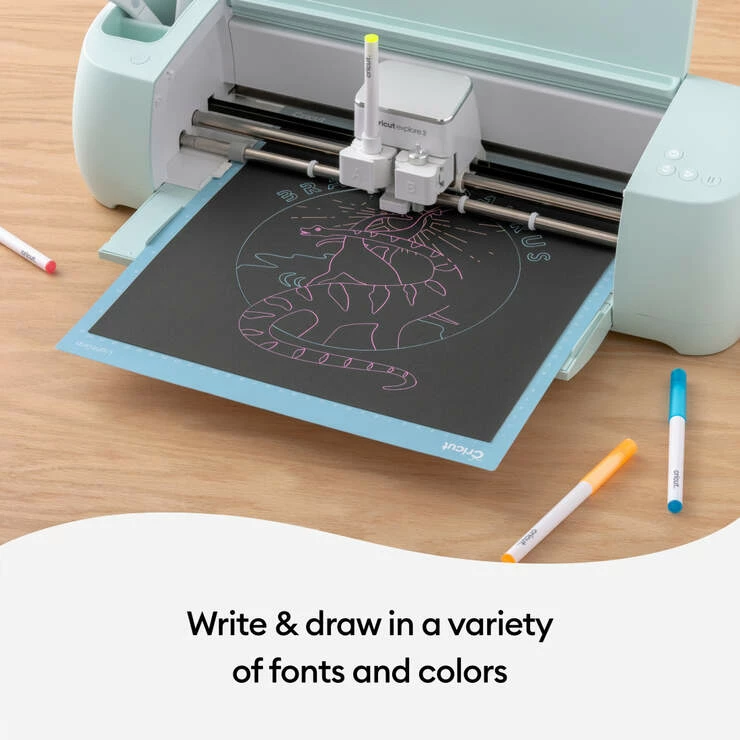 Cricut Opaque Gel Pens 1.0 Mm, Pink/White/Orange/Yellow/Blue (5 Ct) 5 Cricut Opaque Gel Pens 1.0 Mm, Pink/White/Orange/Yellow/Blue (5 Ct) - Image 3