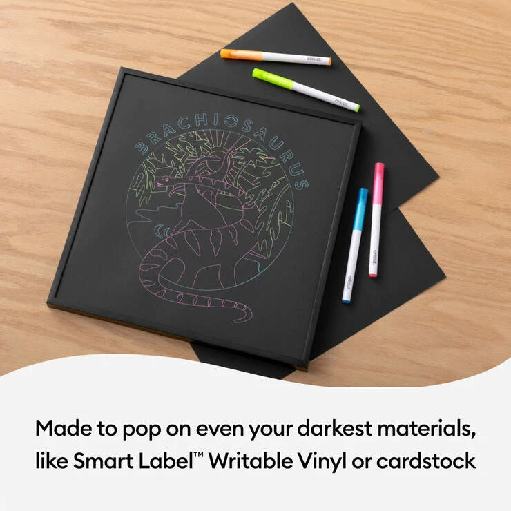 Cricut Opaque Gel Pens 1.0 Mm, Pink/White/Orange/Yellow/Blue (5 Ct) 7 Cricut Opaque Gel Pens 1.0 Mm, Pink/White/Orange/Yellow/Blue (5 Ct) - Image 5